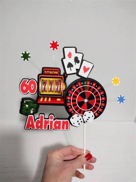 casino themed cake toppers.